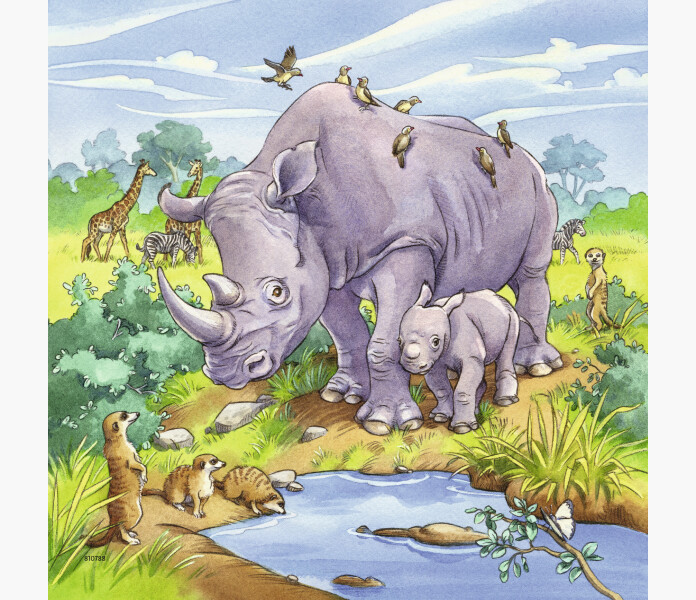 Pussel Wild Animals 3x49 3 image