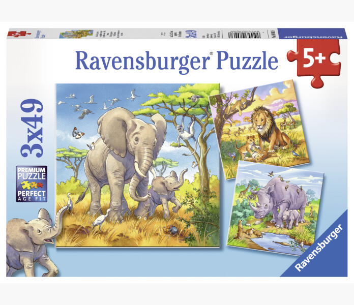 Pussel Wild Animals 3x49 image