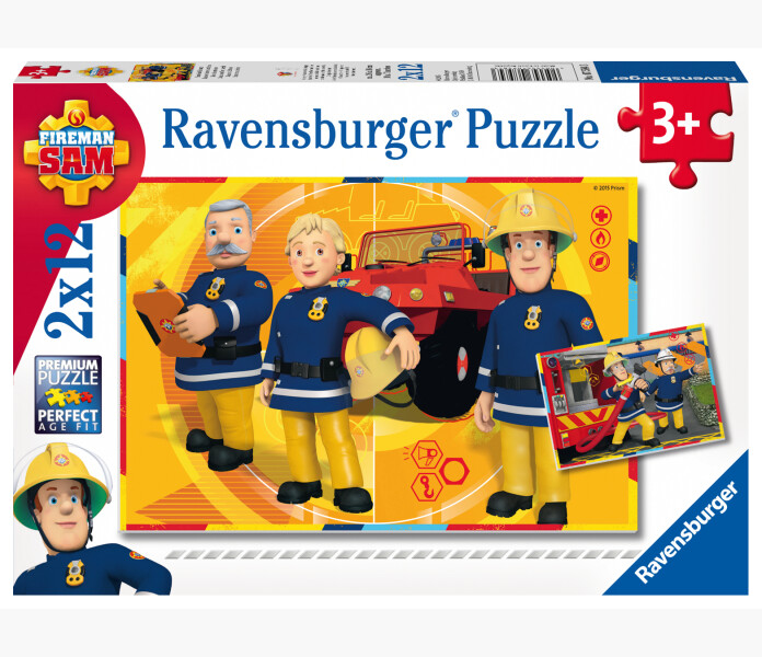 Ravensburger pussel Sam in action 2 x 12 bitar 3+   image
