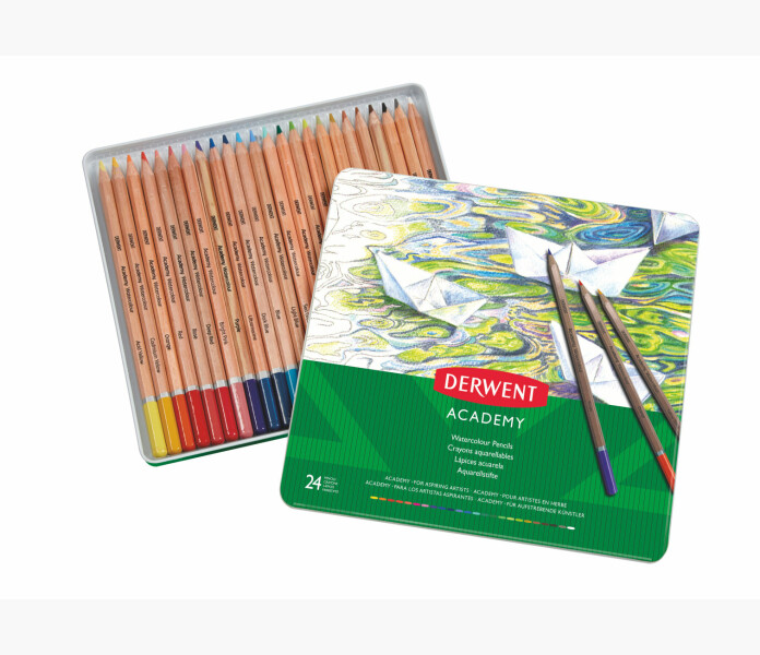 Derwent Academy vattenfargpennor 24st kuva
