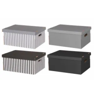 Förvaringsaskar i kartong 2st 45x31,5x21cm kuva