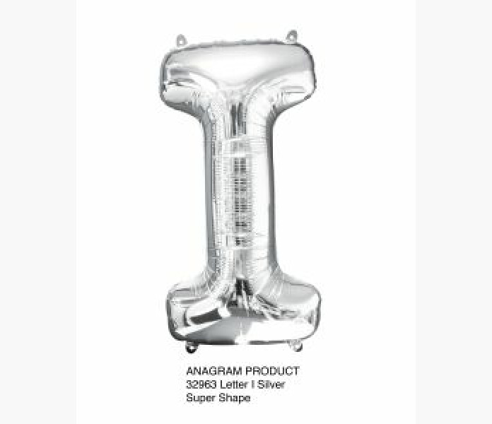 Folieballong bokstav I Silver 86cm image
