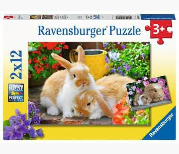 Ravensburger pussel Marsvin Kanin 2x21 bt. image
