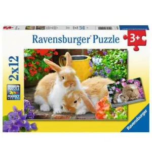 Ravensburger pussel Marsvin & Kanin 2x21 bt. image