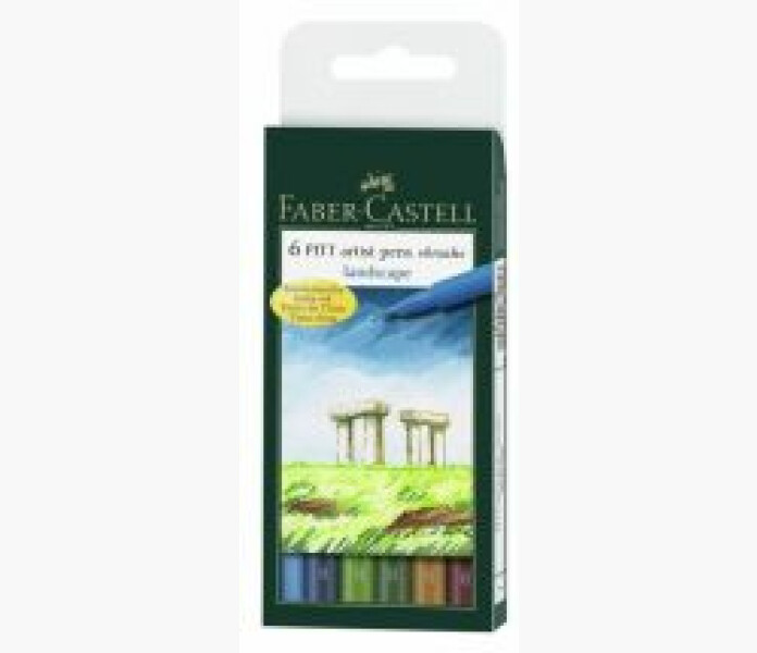 Faber Castell penselpenna Landscape 6st. kuva