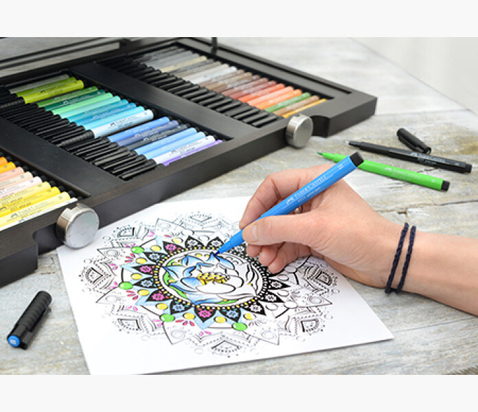 Faber Castell konstnarspennor svart 6st. 1 kuva