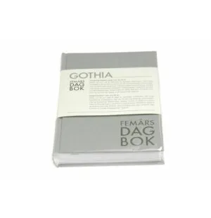 Gothia 5-års dagbok grå A5/376 100g image