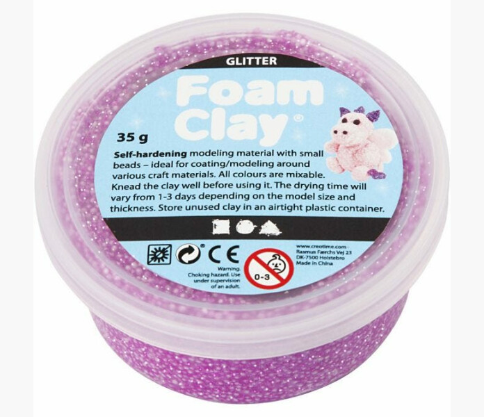 Foam Clay glitter violett 35 g image
