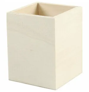 Burk för pennor 7,5x7,5 cm H 9,5 cm kuva