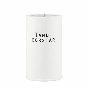 Plåtburk Svarte Petter vit Tandborstar kuva