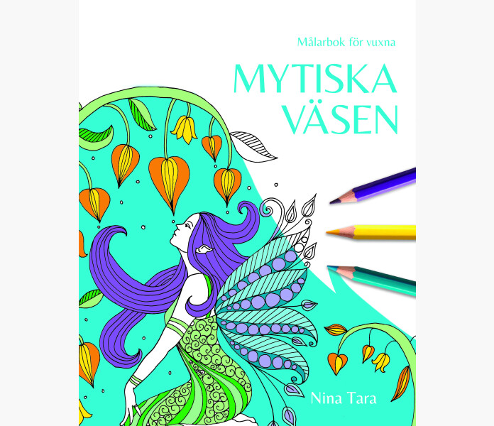 Malarbok for vuxna Mytiska vasen kuva