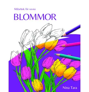 Målarbok för vuxna / Blommor kuva