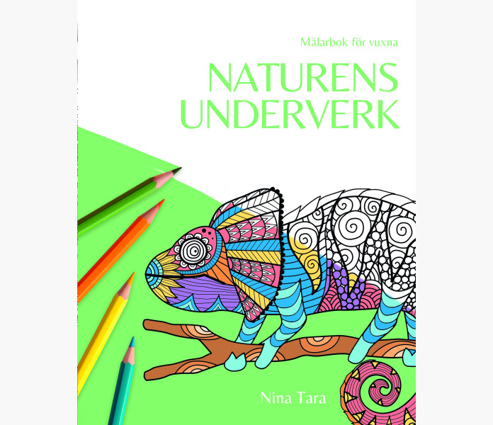 Malarbok for vuxna Naturens underverk kuva