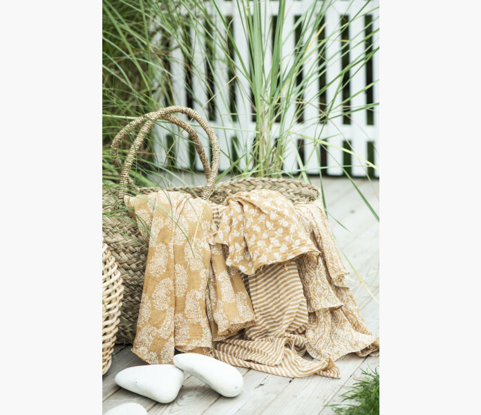 Scarf senapsfargad 4 olika motiv1 image