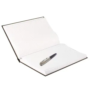 Binderbooks anteckningsbok A4 svart linjerad kuva