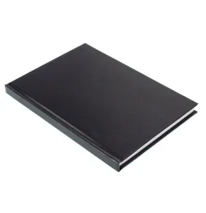 Binderbooks anteckningsbok svart A5 linjerad image
