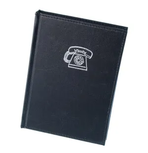 Binderbooks svart adressbok A6 image