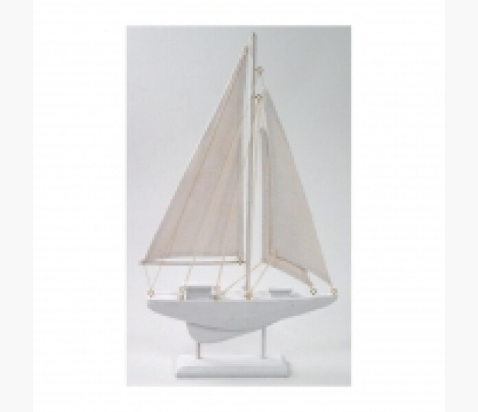 Vit segelbat i tra image