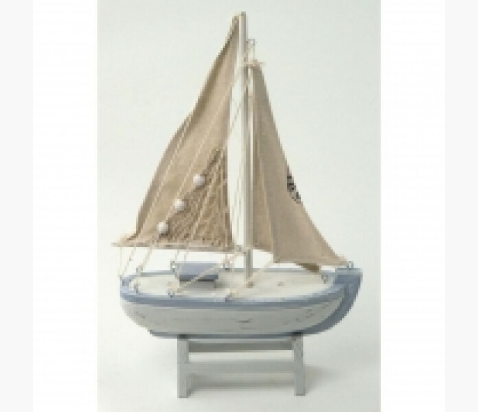 Fiskebat vit bla image