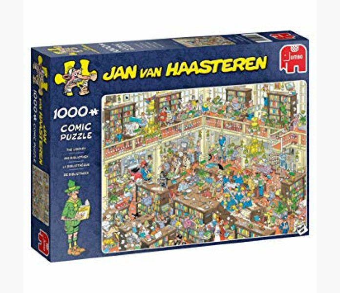 Jan van Haasteren pussel Biblioteket 1000bit kuva