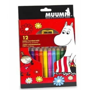 Mumin Jumbo Färgpennor 12st image