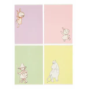 Mumin häfte A5/40 pastell färgsortiment image