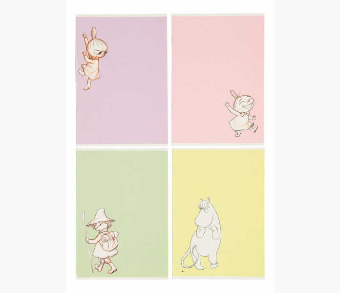 Mumin hafte A5 40 pastell fargsortiment image