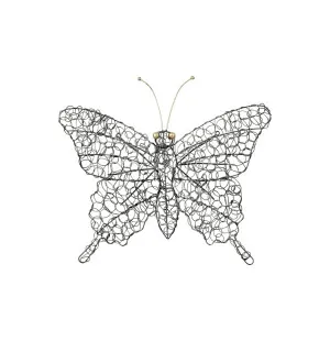 Fjäril väggdekoration i smide 45x40cm image
