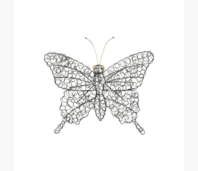 Fjaril vaggdekoration i smide 45x40cm image