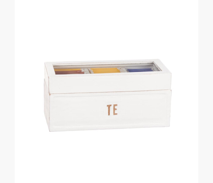 Tralada Te vit med glaslock 9x22cm image