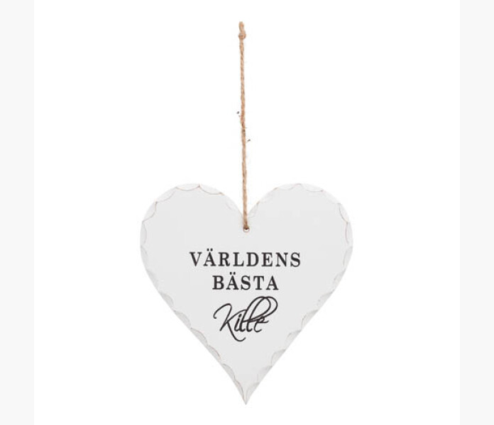 Hjarta hange Varldens Basta Kille 15cm image