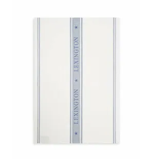 Icons Cotton Jacquard Star kökshandduk vit/blå image