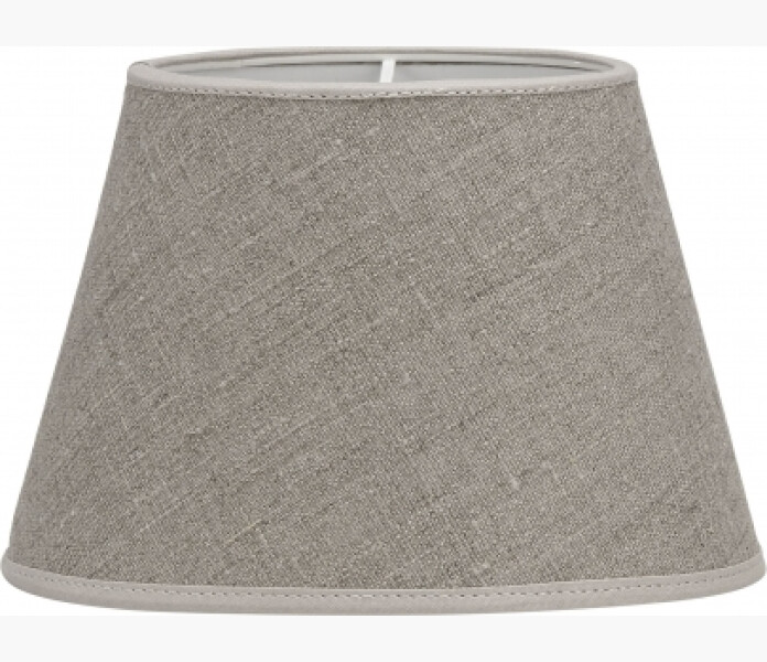 PR Lampskarm Lin natur oval 20cm kuva