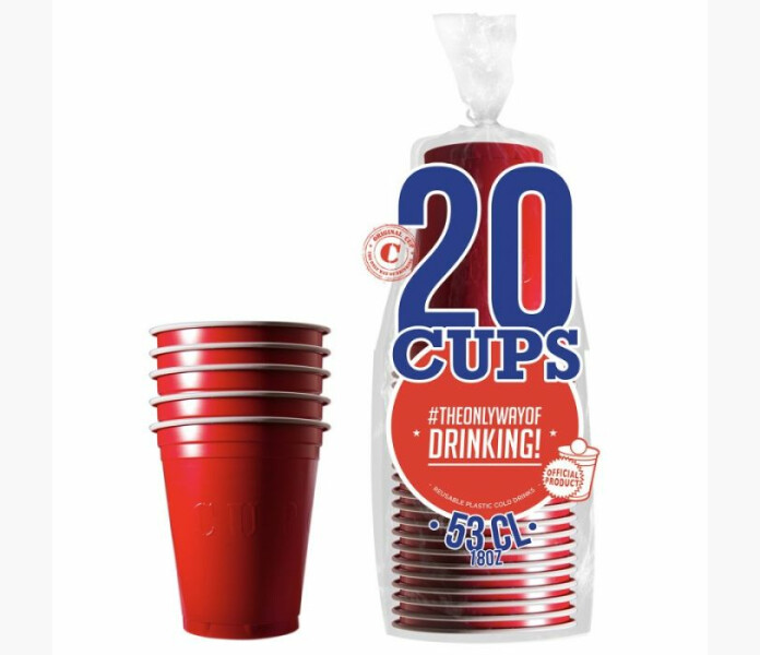 Plastmugg rod 20st image