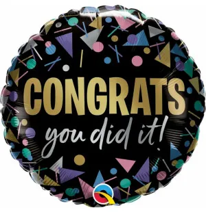 Congrats you did it folie ballong kuva