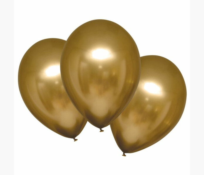 Ballong krom guld 10st kuva