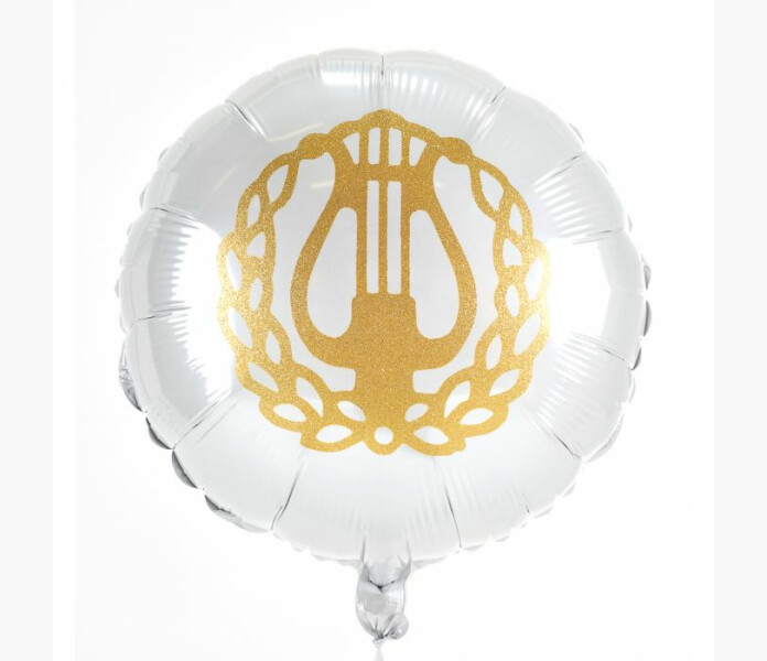 Lyra folie ballong vit image