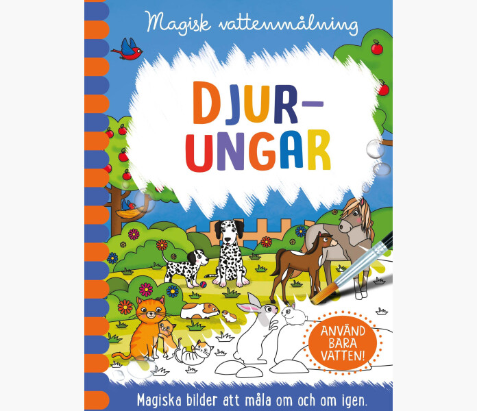 Magisk vattenmalning Djurungar +3 kuva