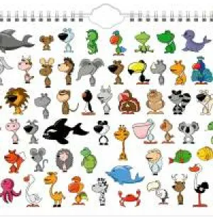 Ajasto Forget-Me-Not 2021-2022 Family väggalmanack kuva