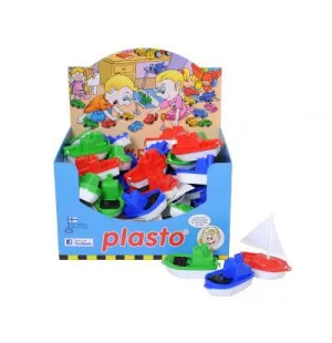 Plasto liten båt, olika. image