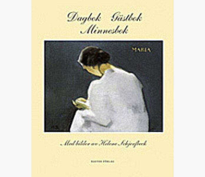 Dagbok gastbok minnesbok med bilder av Helen kuva