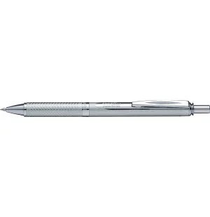Pentel EnerGel Metall Silver Gelpenna 0,7mm kuva