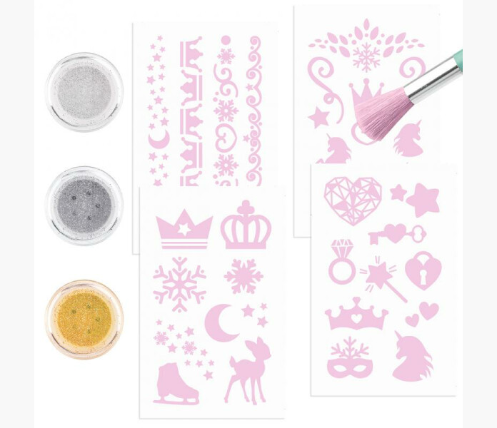 Fantasy glitter tattoo set icefriends 1 kuva