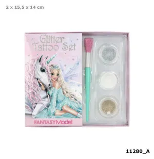 Fantasy glitter tattoo set icefriends kuva