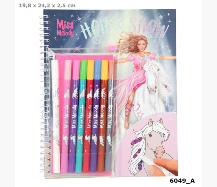 Miss melody horse show malarbok image