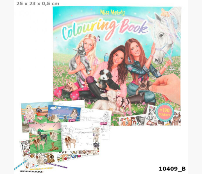 Miss melody malarbok image