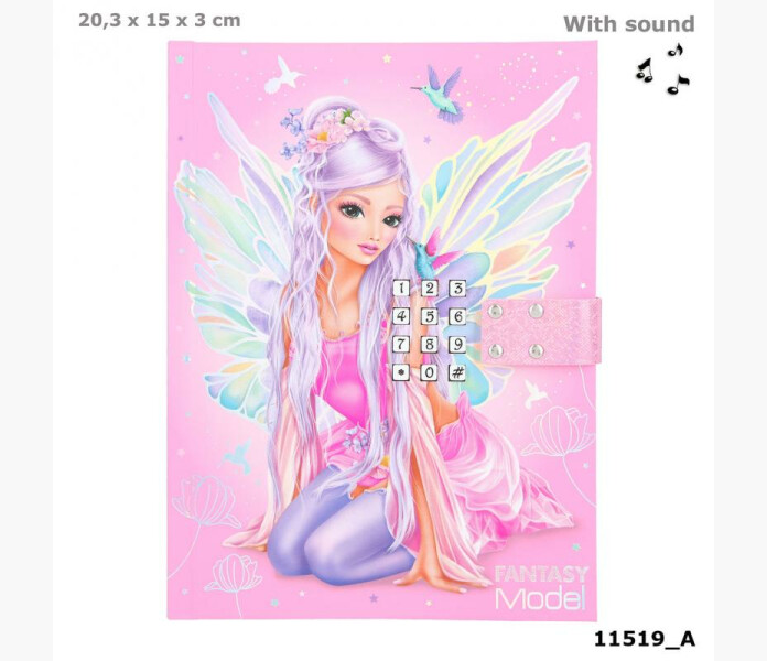 Fantasy dagbok m. kod musik image