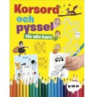 Korsord och pyssel för alla barn 6-9 år image