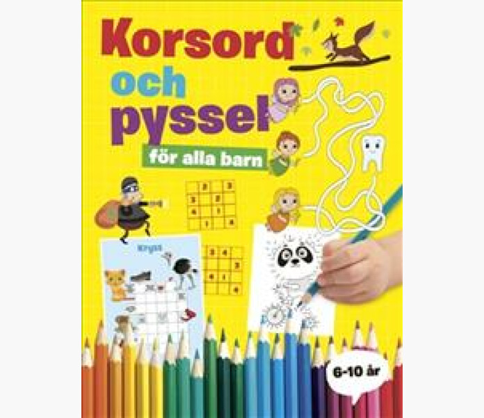 Korsord och pyssel for alla barn 6 9 ar kuva
