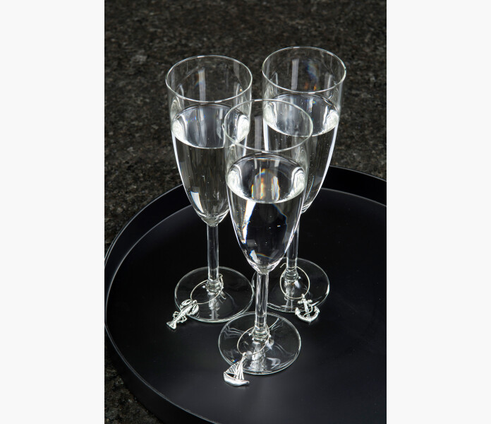 Vinglas Koppmarkor Havsmix Silver 12st 1 kuva